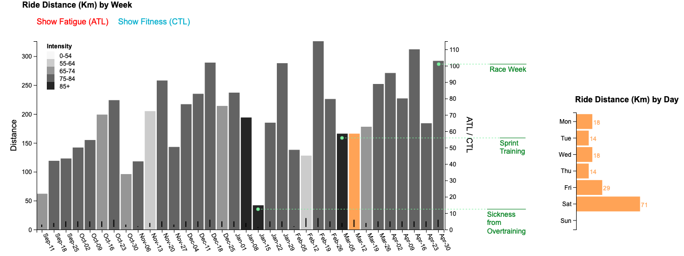 Cycle Metrics Viz